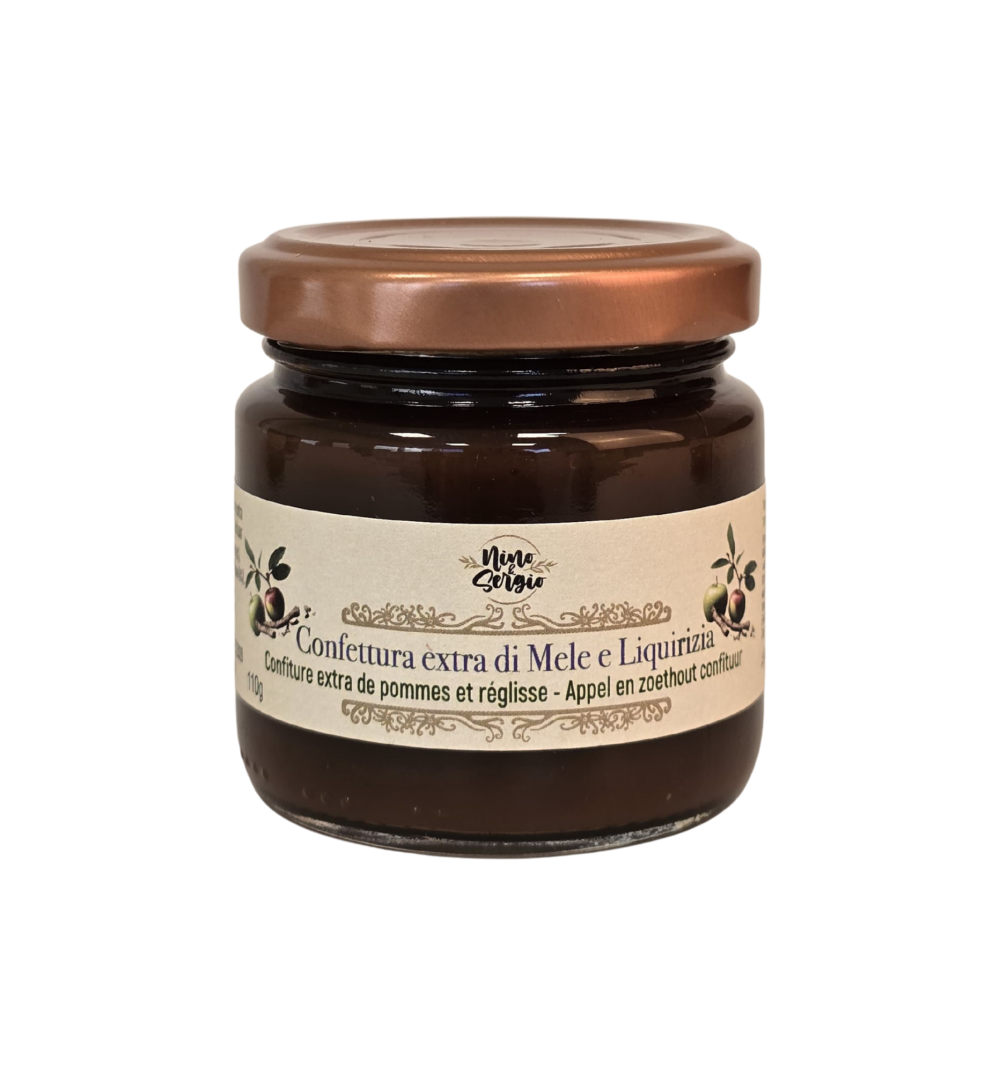 NS2404 Appel en zoethout confituur 110g Nino&Sergio
