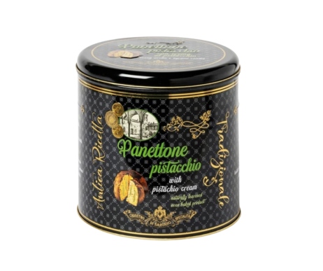 CH2100 - Panettone Pistacchio luxury edition blik 750g Chiostro