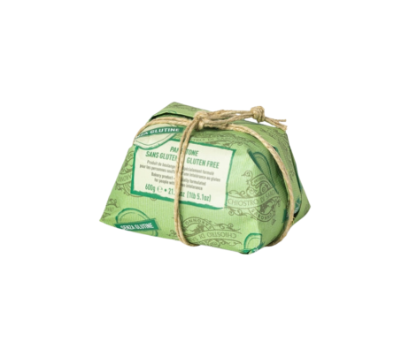 panettone glutenvrij gluten free senza glutine chiostro hand wrapped